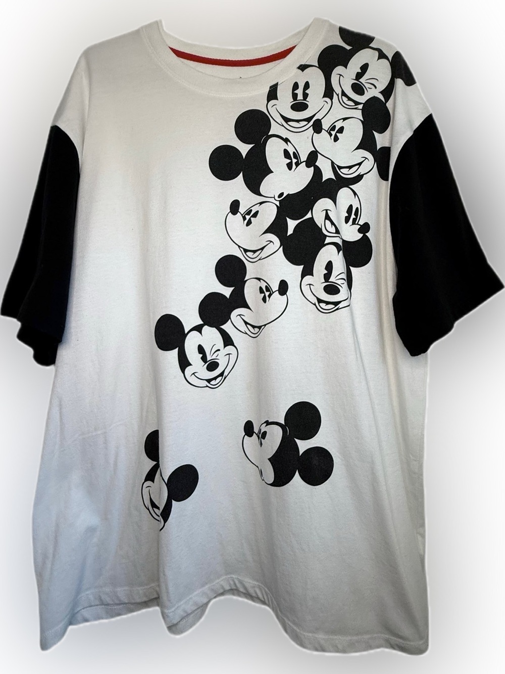 Disney Parks Mickey Mouse Black & White T-Shirt Adult Size 2XL